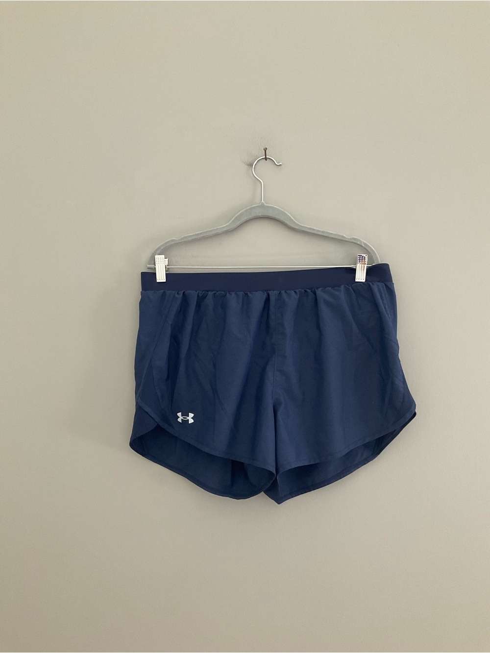 Under Armour, Navy Blue, HeatGear, Athletic Shorts